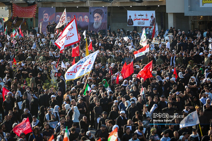 مراسم تشییع آقای شهید ایران در نجف اشرف