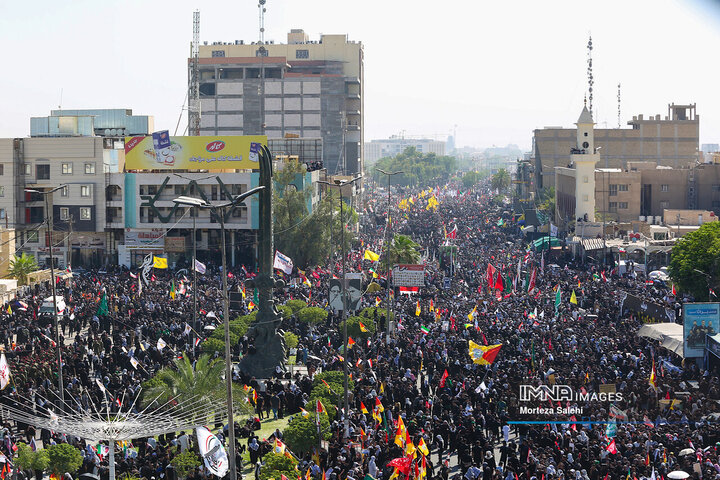 مراسم تشییع آقای شهید ایران در نجف اشرف