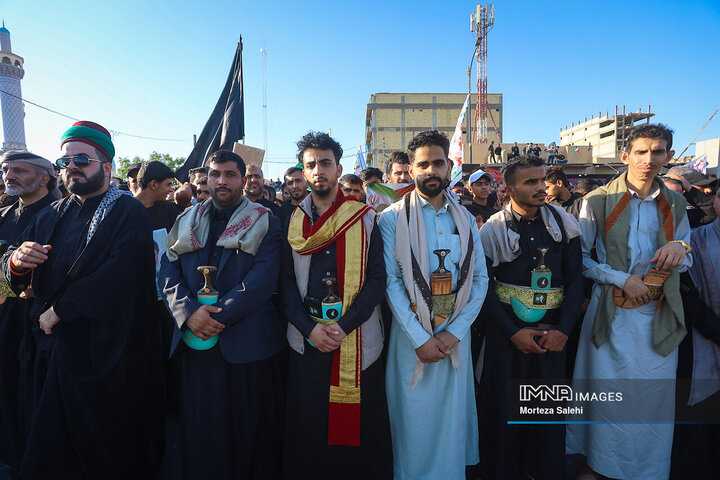 مراسم تشییع آقای شهید ایران در نجف اشرف