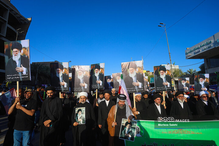 مراسم تشییع آقای شهید ایران در نجف اشرف