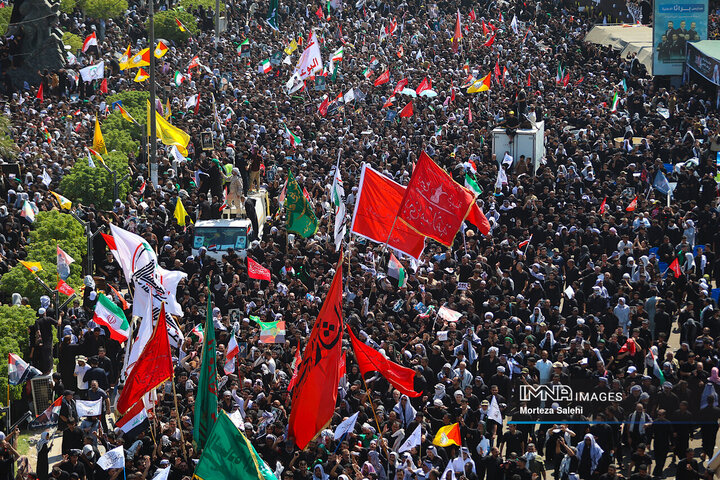 مراسم تشییع آقای شهید ایران در نجف اشرف