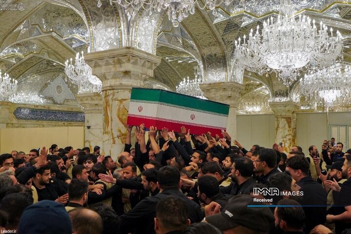 مراسم تشییع آقای شهید ایران در نجف اشرف