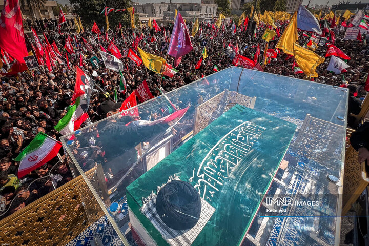 تشییع امام شهید پیام وفاداری به مسیر انقلاب را به جهانیان مخابره کرد