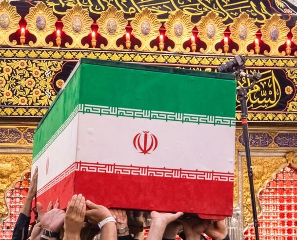 پیکر رهبر شهید ایران وارد کربلای معلی شد
