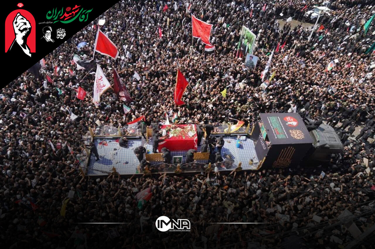 پیکر رهبر شهید انقلاب وارد کربلای معلی شد