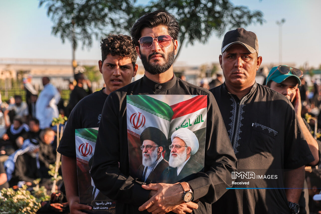 ایوان نجف عجب وداعی دارد...