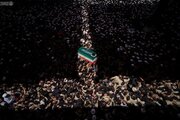 استقبال کم‌نظیر و حماسی مردم عراق از پیکر رهبر شهید تداوم راه مقاومت و وفاداری به اوست