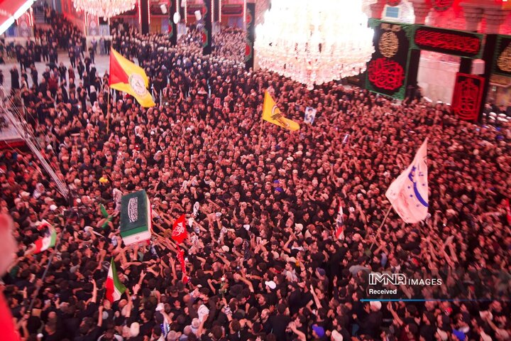حرم امام حسین(ع) میزبان پیکر مطهر رهبر شهید انقلاب