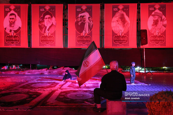 ششمین شب مراسم جاماندگان بدرقه «آقای شهید ایران»