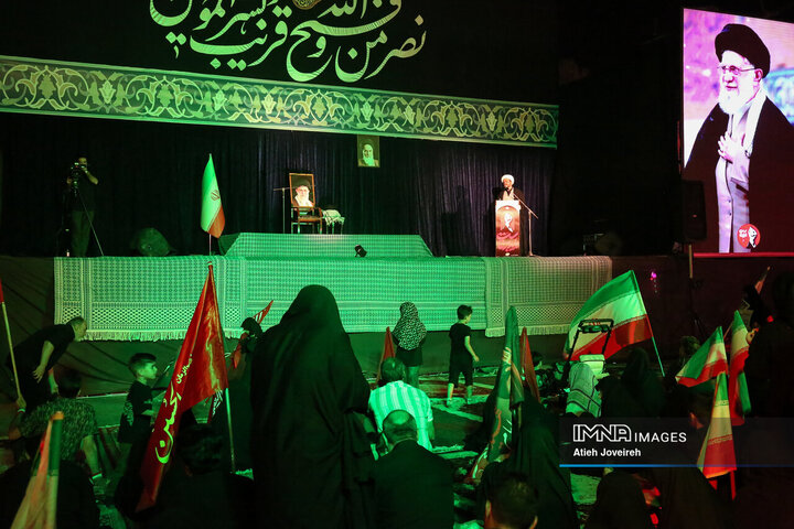 ششمین شب مراسم جاماندگان بدرقه «آقای شهید ایران»