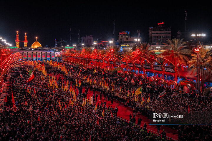 حرم امام حسین (ع) میزبان پیکر مطهر رهبر شهید انقلاب