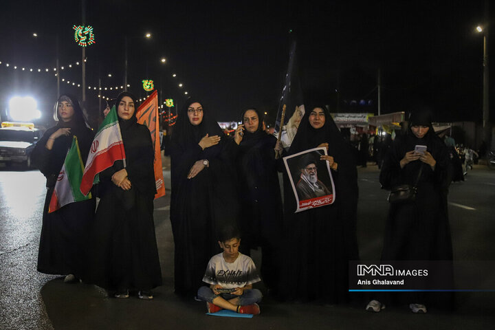 تجمع بزرگداشت بدرقه پیکر مطهر امام شهید در اهواز