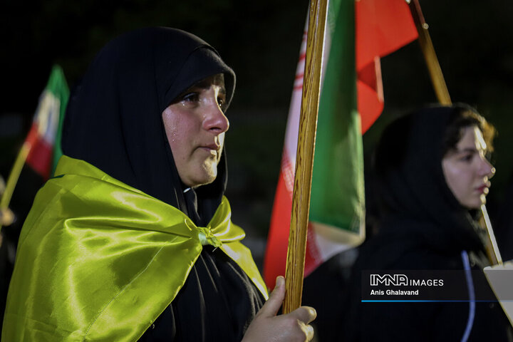 تجمع بزرگداشت بدرقه پیکر مطهر امام شهید در اهواز