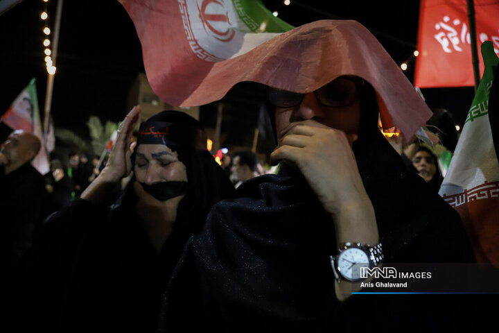 تجمع بزرگداشت بدرقه پیکر مطهر امام شهید در اهواز