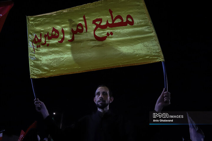 تجمع بزرگداشت بدرقه پیکر مطهر امام شهید در اهواز