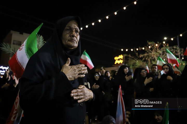تجمع بزرگداشت بدرقه پیکر مطهر امام شهید در اهواز