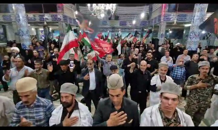 یادمان مردمی رهبر شهید انقلاب در سمیرم + فیلم