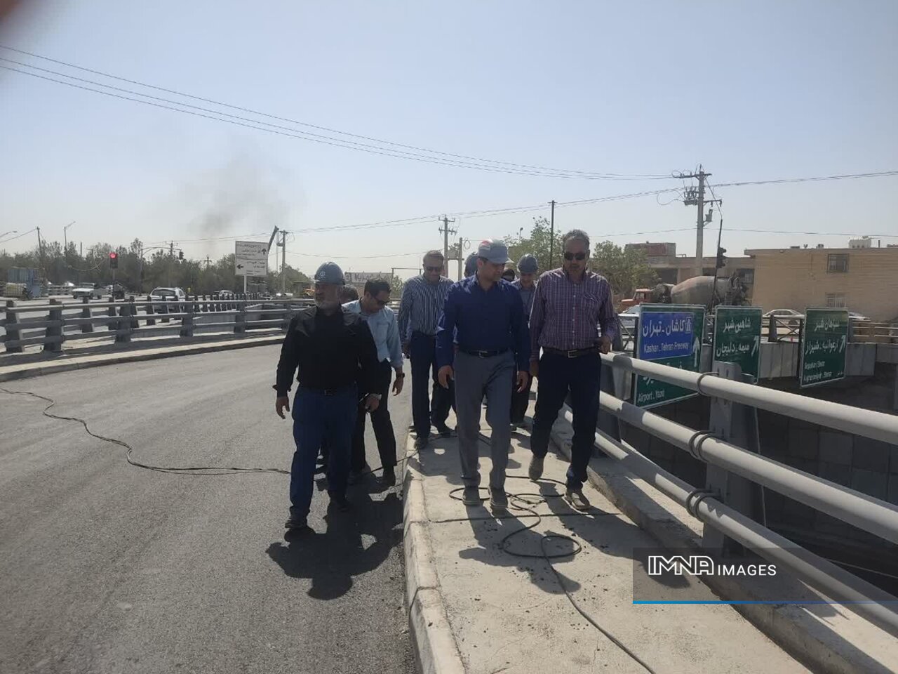بازدید معاون شهردار اصفهان از آخرین مراحل تکمیل پروژه مجموعه پل‌ها و زیرگذر شهید رئیسی