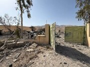 حمله دشمن آمریکایی به یک سوله در دهلران