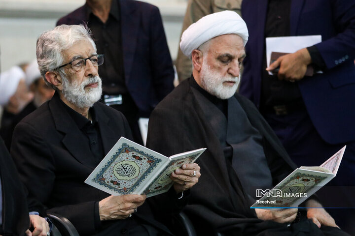 مراسم بزرگداشت رهبر شهید انقلاب در مصلای تهران