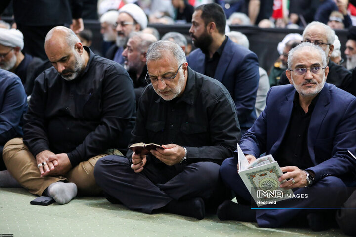مراسم بزرگداشت رهبر شهید انقلاب در مصلای تهران