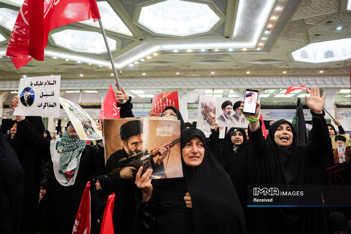 مراسم بزرگداشت رهبر شهید انقلاب در مصلای تهران
