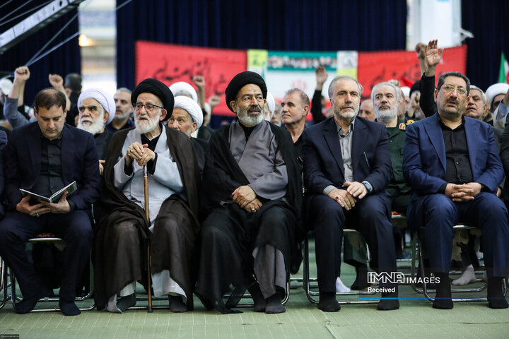 مراسم بزرگداشت رهبر شهید انقلاب در مصلای تهران