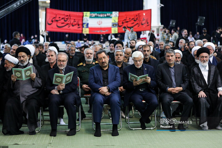 مراسم بزرگداشت رهبر شهید انقلاب در مصلای تهران