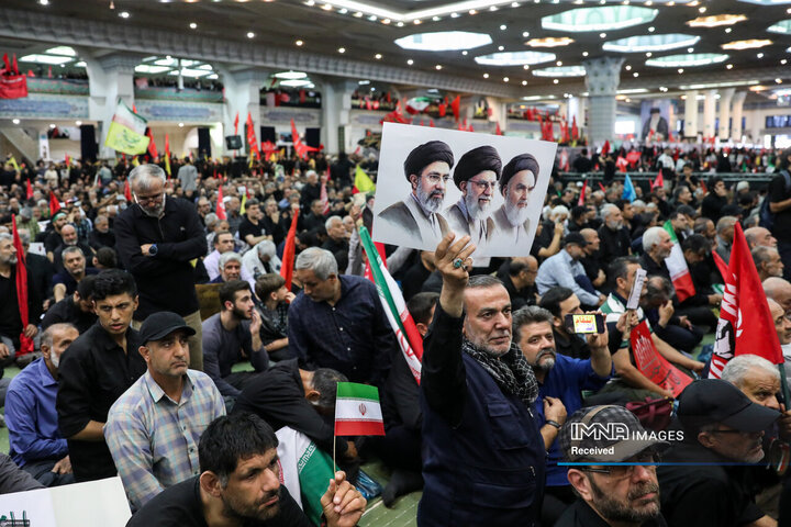 مراسم بزرگداشت رهبر شهید انقلاب در مصلای تهران