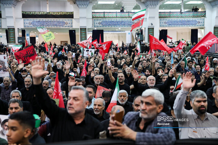 مراسم بزرگداشت رهبر شهید انقلاب در مصلای تهران