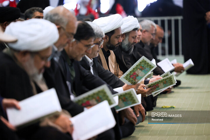 مراسم بزرگداشت رهبر شهید انقلاب در مصلای تهران