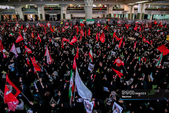 مراسم بزرگداشت رهبر شهید انقلاب در مصلای تهران