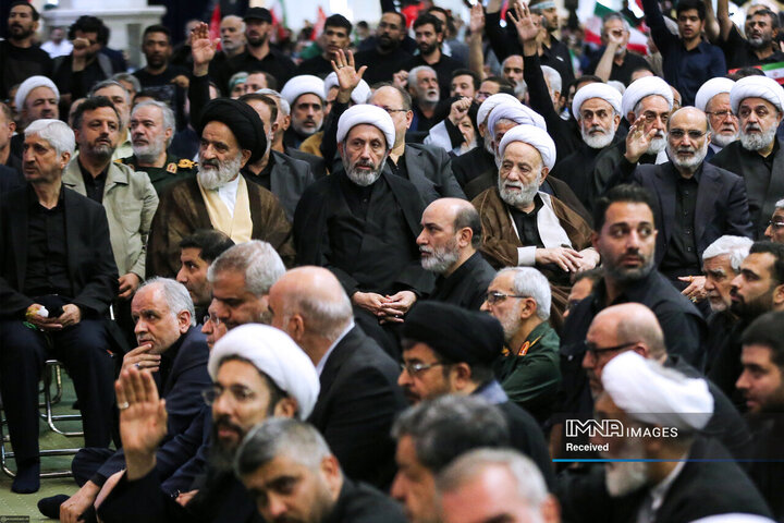 مراسم بزرگداشت رهبر شهید انقلاب در مصلای تهران