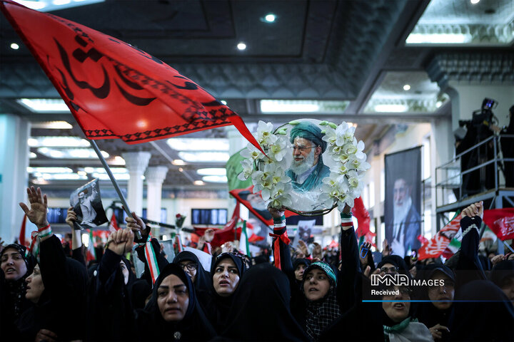 مراسم بزرگداشت رهبر شهید انقلاب در مصلای تهران
