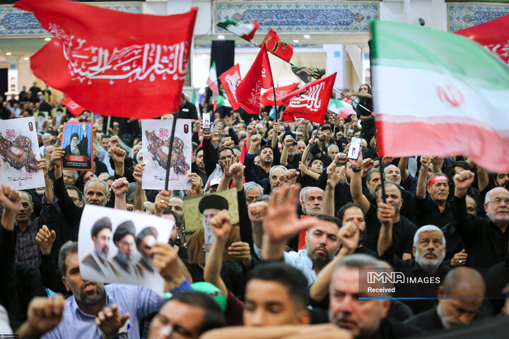مراسم بزرگداشت رهبر شهید انقلاب در مصلای تهران