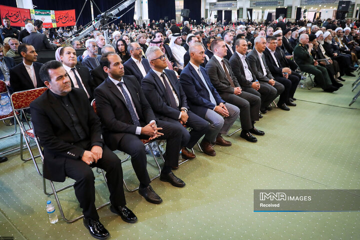 مراسم بزرگداشت رهبر شهید انقلاب در مصلای تهران