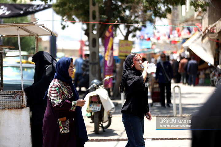 همدان در تب ۴۱ درجه