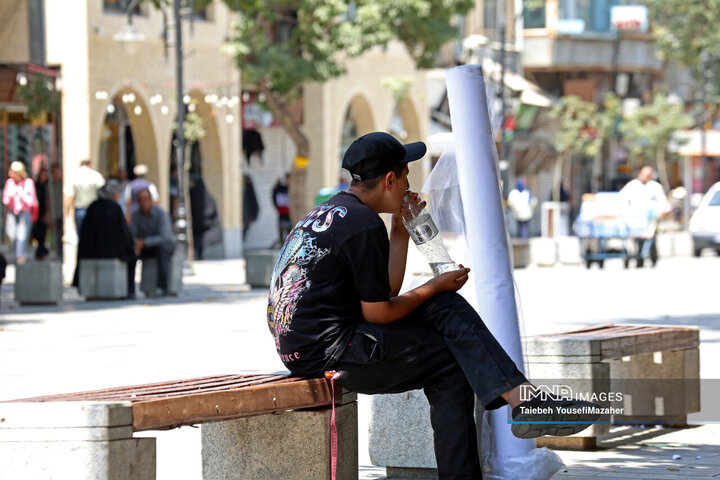 همدان در تب ۴۱ درجه