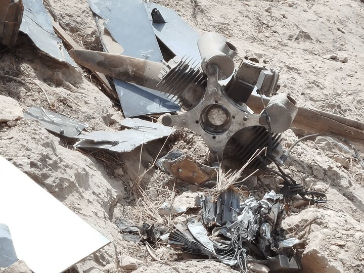 انهدام یک فروند پهپاد «لوکاس» در بندرعباس توسط رزمندگان سپاه