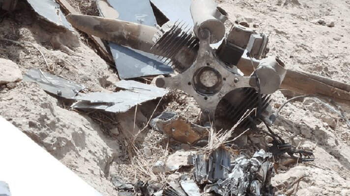 انهدام یک فروند پهپاد «لوکاس» در بندرعباس توسط رزمندگان سپاه