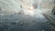 محور بندرعباس - حاجی‌آباد در پی ریزش تونل مسدود اعلام شد