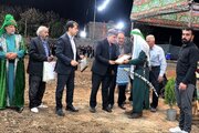از تعزیه‌گردانی تا شهادت؛ تجلیل از فرزند شهید مصطفی امینی در آیین تعزیه خوراسگان