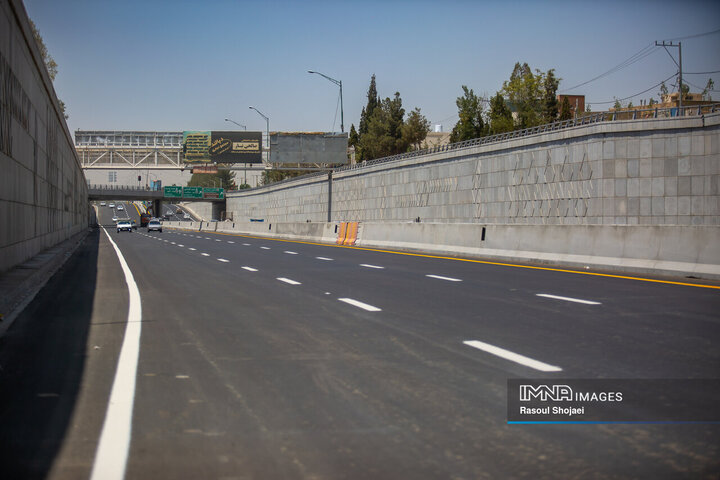 تجهیز ترافیکی پروژه شهید آیت‌الله رئیسی اصفهان