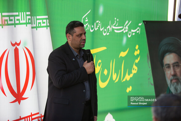 آیین کلنگ زنی منطقه 12