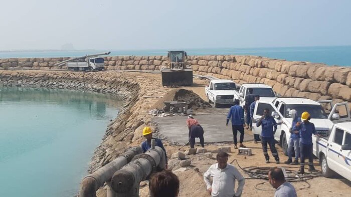آب شیرین‌کن بونجی جاسک به مدار بازگشت