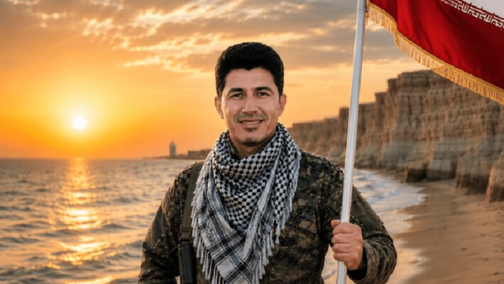 شهادت یک بسیجی در حمله آمریکا به جزیره قشم