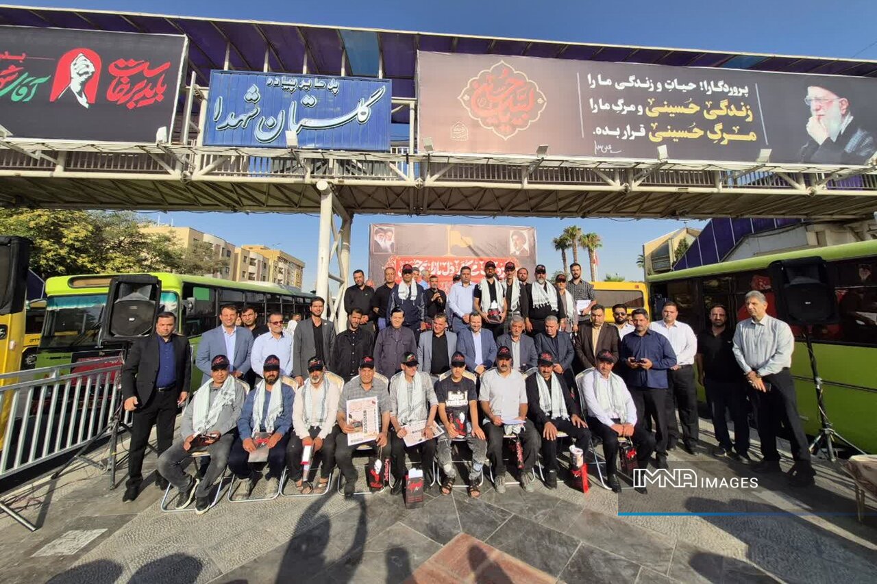اعزام ۴۰ اتوبوس شرکت واحد اصفهان به مرز مهران برای خدمت‌رسانی به زائران اربعین