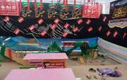 بازسازی نمادین کلاس درس میناب در مرز باشماق؛ روایت خاموش کودکانِ جنگ در مسیر اربعین