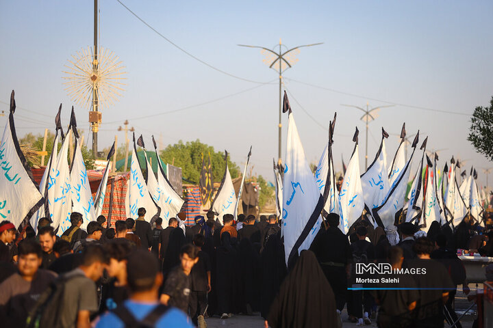 پیاده روی اربعین حسینی در رمیثه عراق