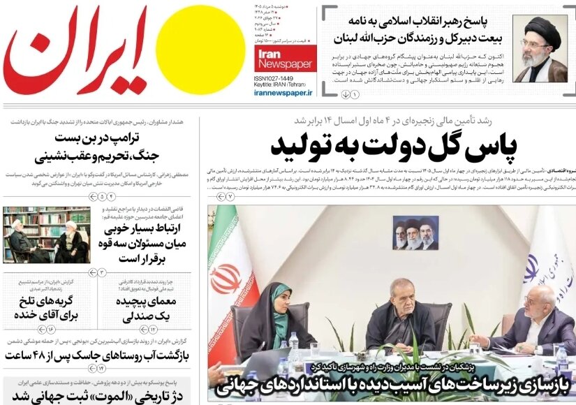 روزنامه‌های امروز در یک نگاه | راهی جز جهاد و مقاومت پیشِ رو نمانده است